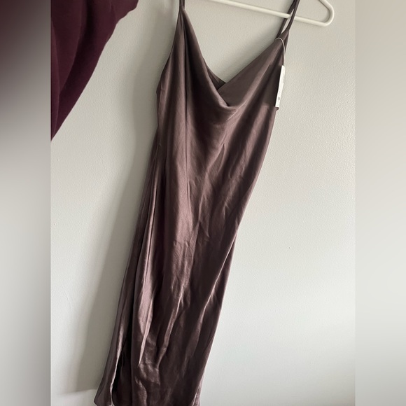 NWT Oak + Fort purple midi dress, size small - Picture 4 of 4